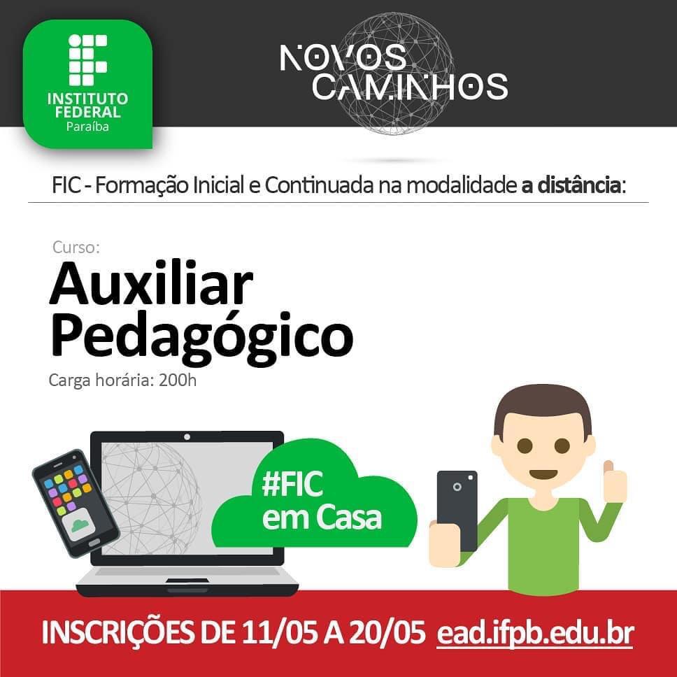 Curso FIC Auxiliar Pedagógico