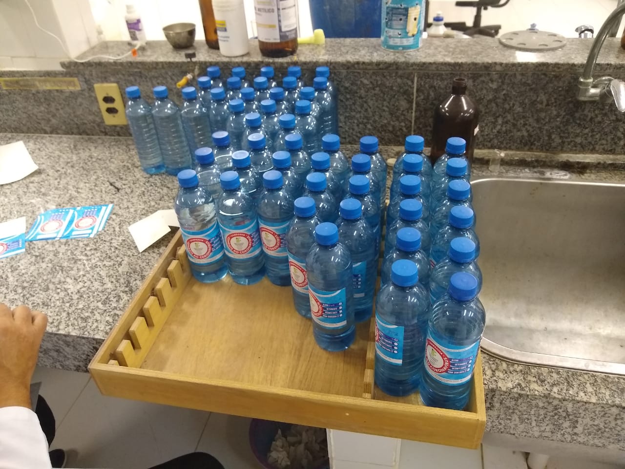 Produção de álcool glicerinado